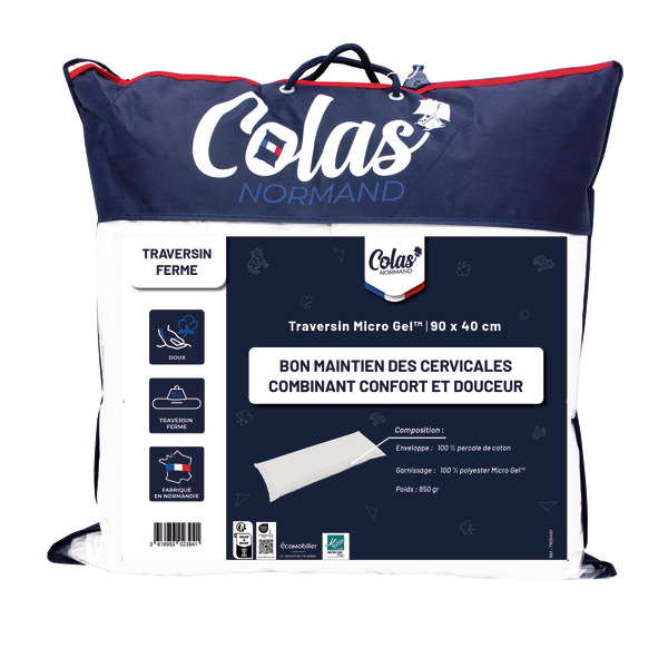COLAS NORMAND Traversin "Microgel" code EAN 3616953023941 