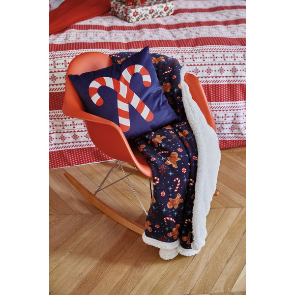 Plaid sherpa imprimé