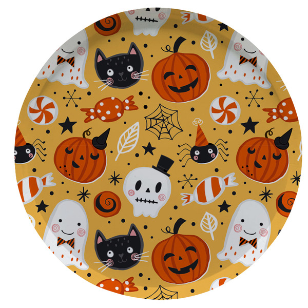 Lot de 10 assiettes décor Halloween