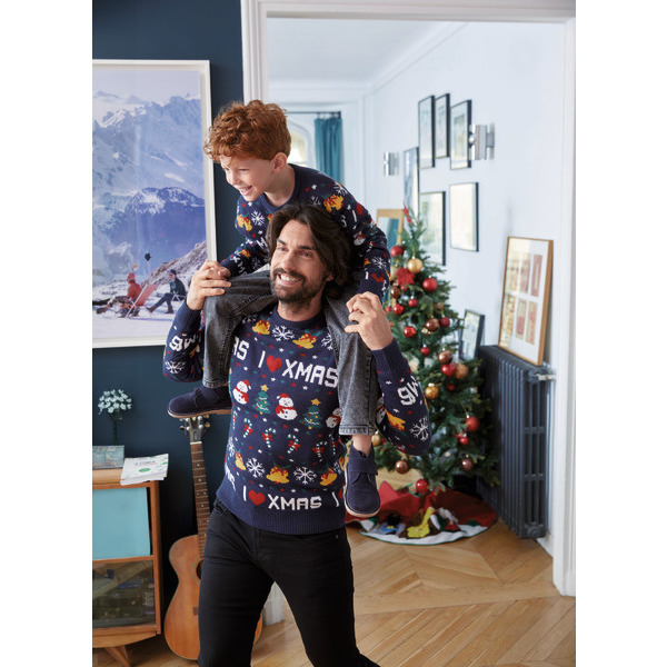 Pull noël avec leds homme