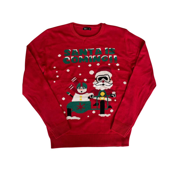 Pull de noel recyclé homme