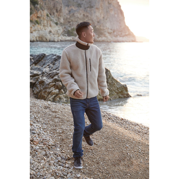 Blouson sherpa homme