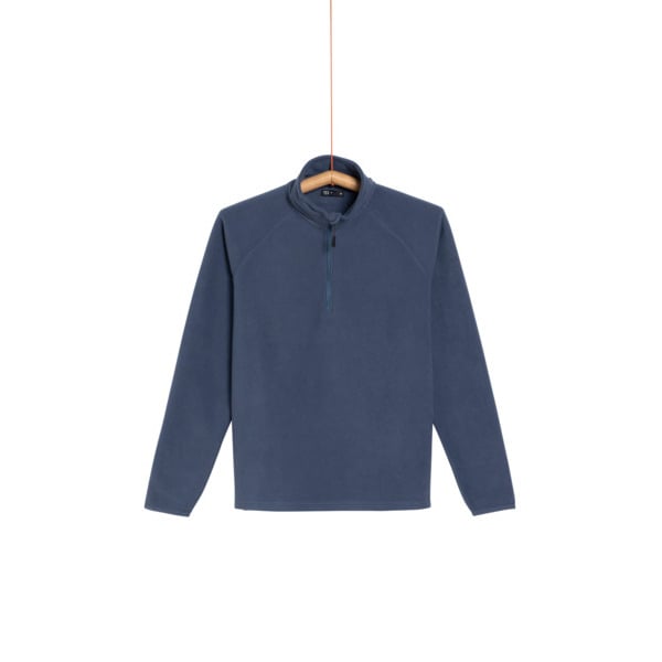 Sweat polaire col zippé homme