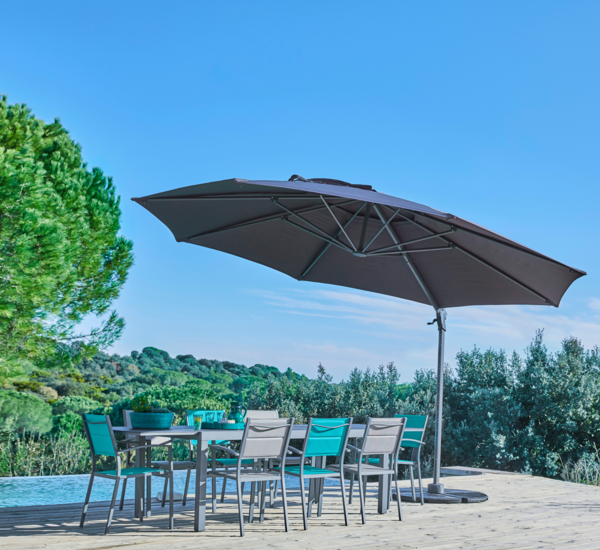 Parasol excentré 4m Ronda