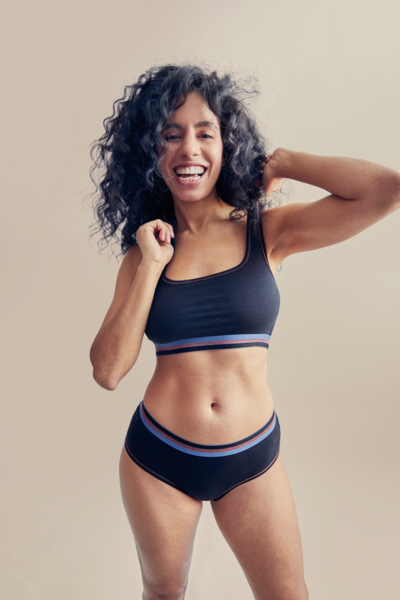 Brassière coton uni femme