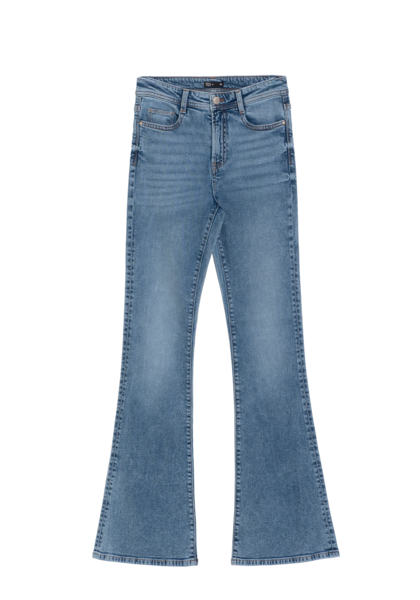 Jean skinny évasé femme