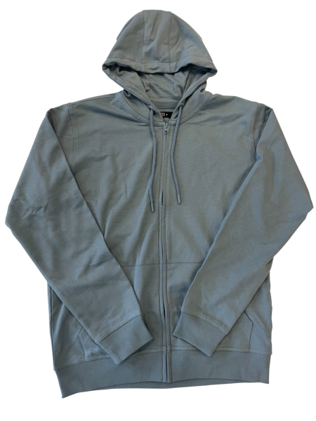 Sweat capuche zippé uni homme