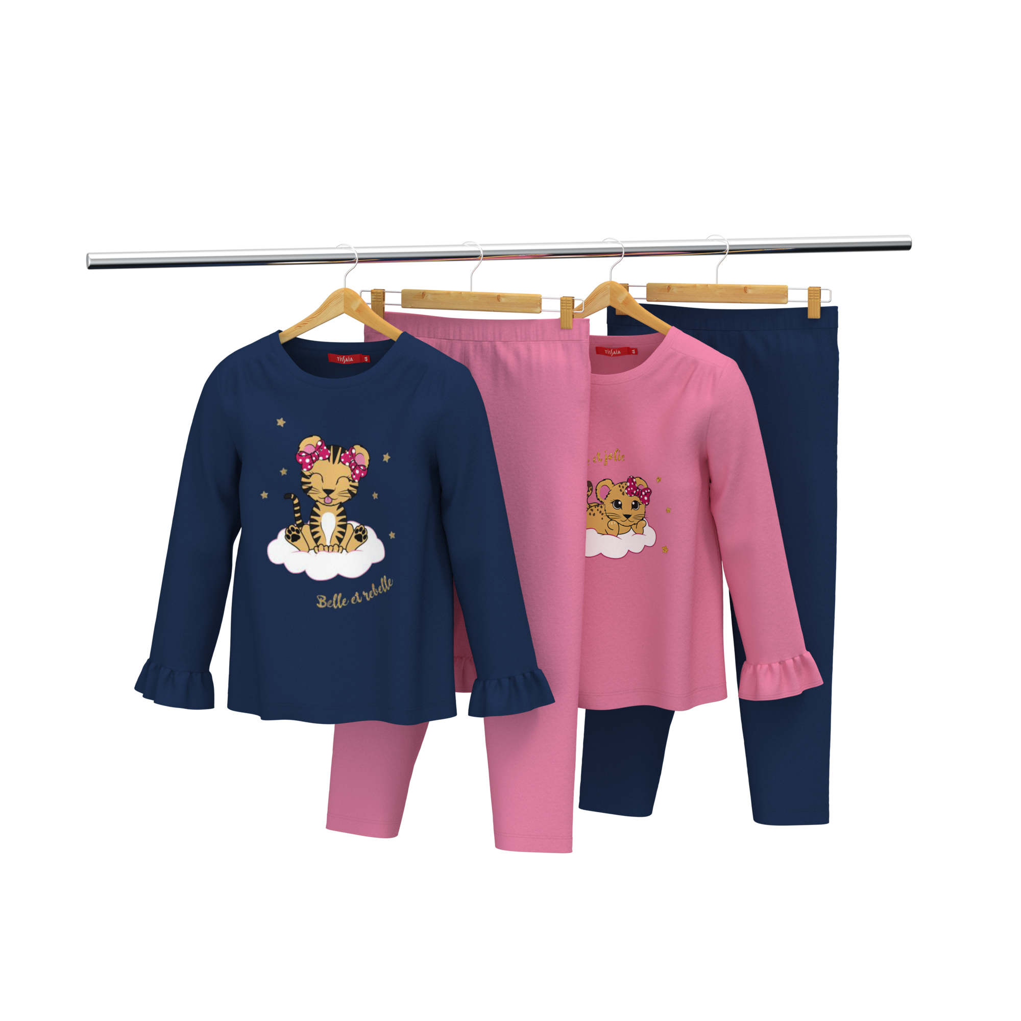LOT DE 2 PYJAMAS ENFANT