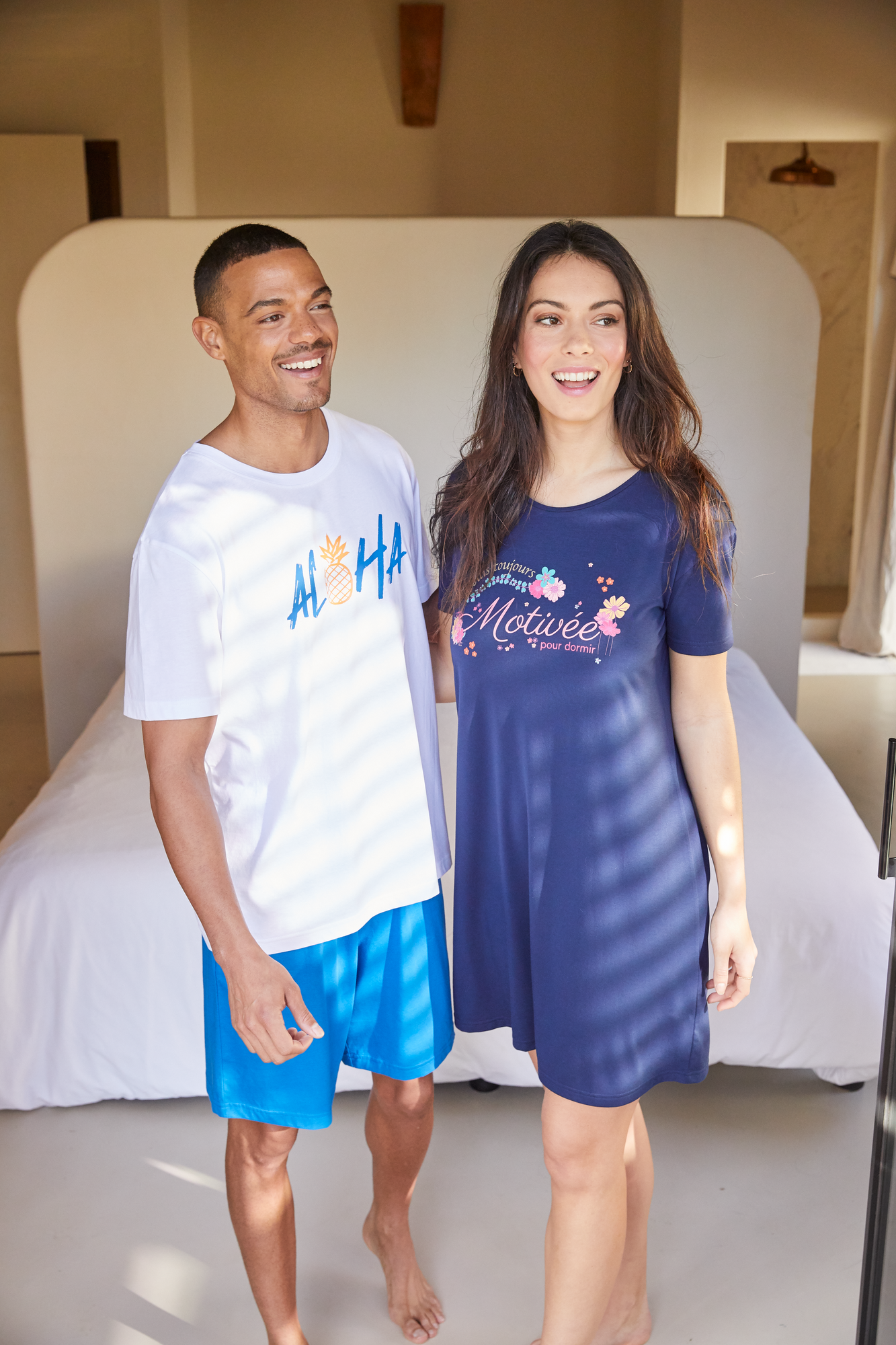 SHORT OU TEE SHIRT DE NUIT HOMME BIO 