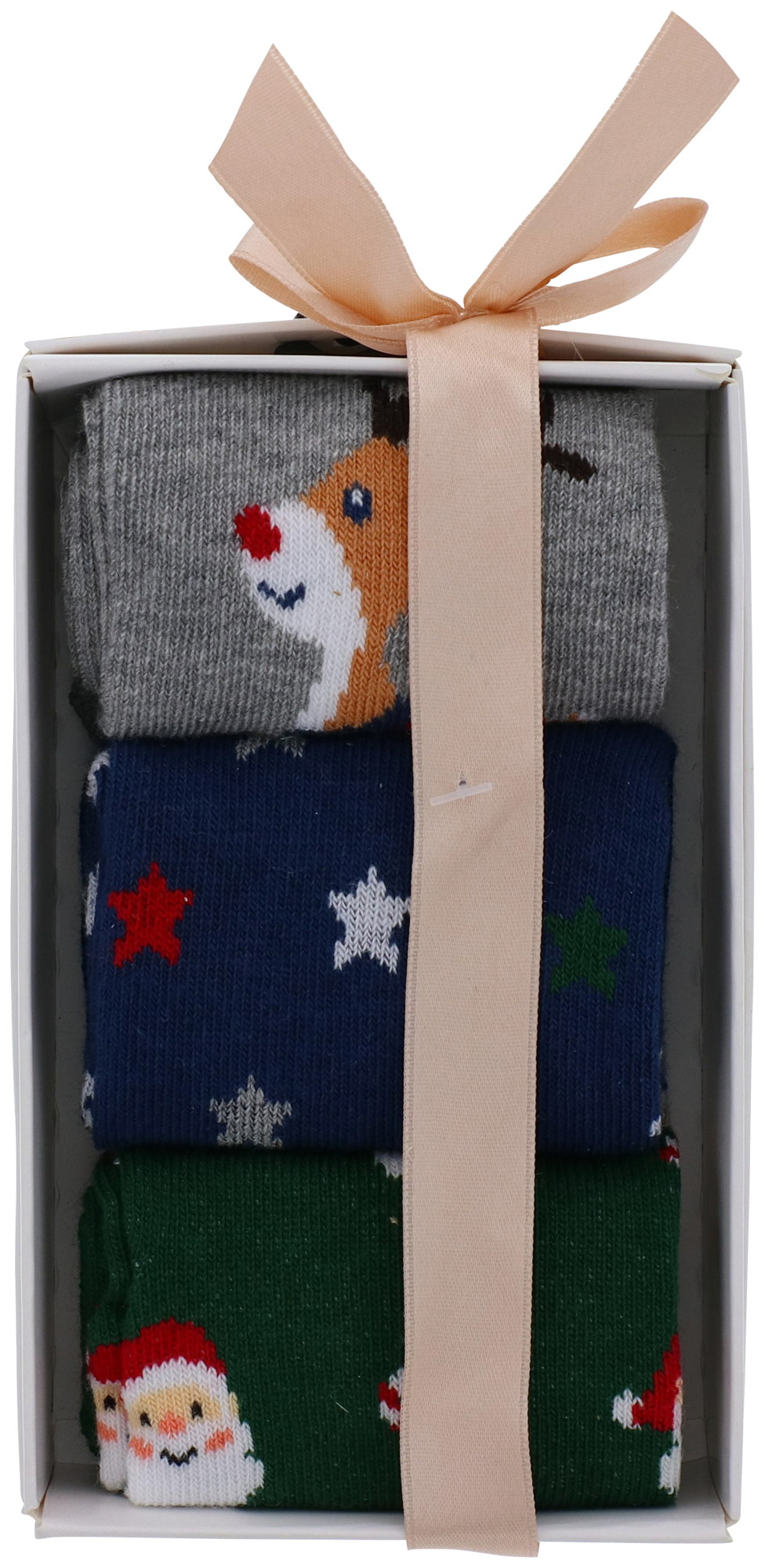 TISSAIA LOT DE 3 PAIRES DE CHAUSSETTES + BOÎTE CADEAU ENFANT code EAN 3617041009984 