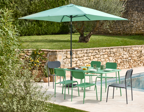  TABLE EN ACIER 160CM SAUGE  code EAN 3617090003629 