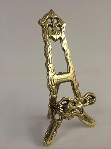 Chattels Chevalet en laiton massif 16 cm Tableau d'Affichage Support carte de place de mariage B04-6PL 3627724745405 (3627724745405)