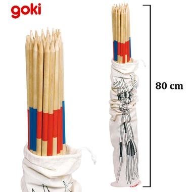 Jeu de Mikado Géant 41 baguettes en bois 80 cm ...