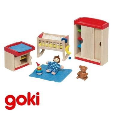 Chambre de bébé mobilier meubles maison de poup...