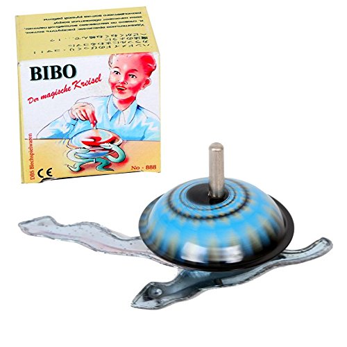 Inconnu Jeu jouet ancien toupie magique 2 serpents en tôle aimanté toupie indienne fer code EAN 3640566020844 