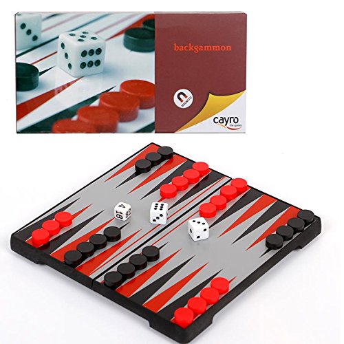 Jeu Backgammon aimanté coffret de voyage magnét...