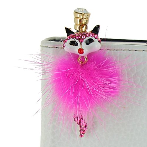 Bijou de telephone portable RENARD POMPON STRAS...