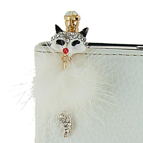 Bijou de telephone portable RENARD POMPON STRAS...