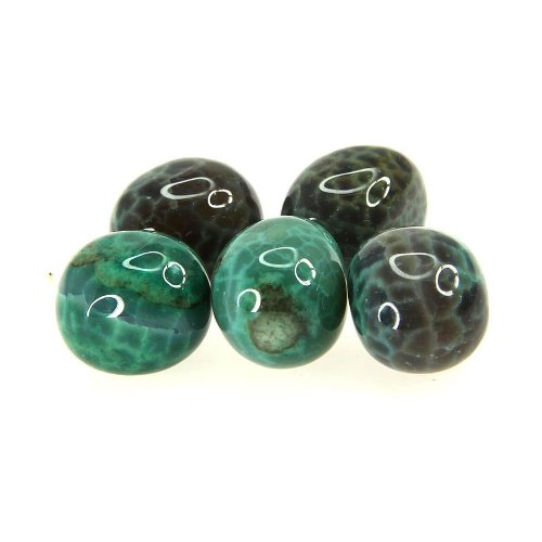 Agate Paon Verte Lithothérapie Pierre naturelle...