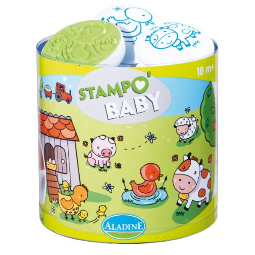 - 3802 - loisir créatif - stampo baby - ferme