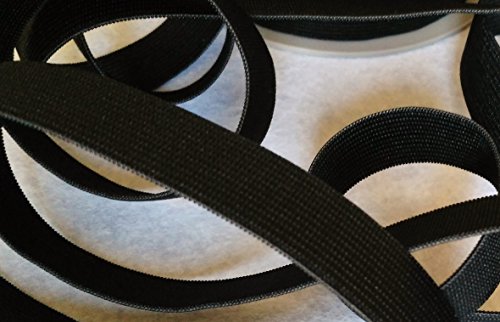 Elastique Plat 20 mm Coloris Noir 3 Mètres