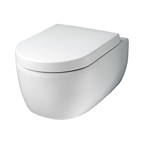 Sélection Brico-travo Cuvette carénée suspendue contemporaine Blanche code EAN 3660074006215 