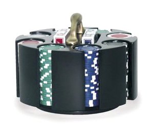 - 33400 - jeu de casino - carrousel en bois