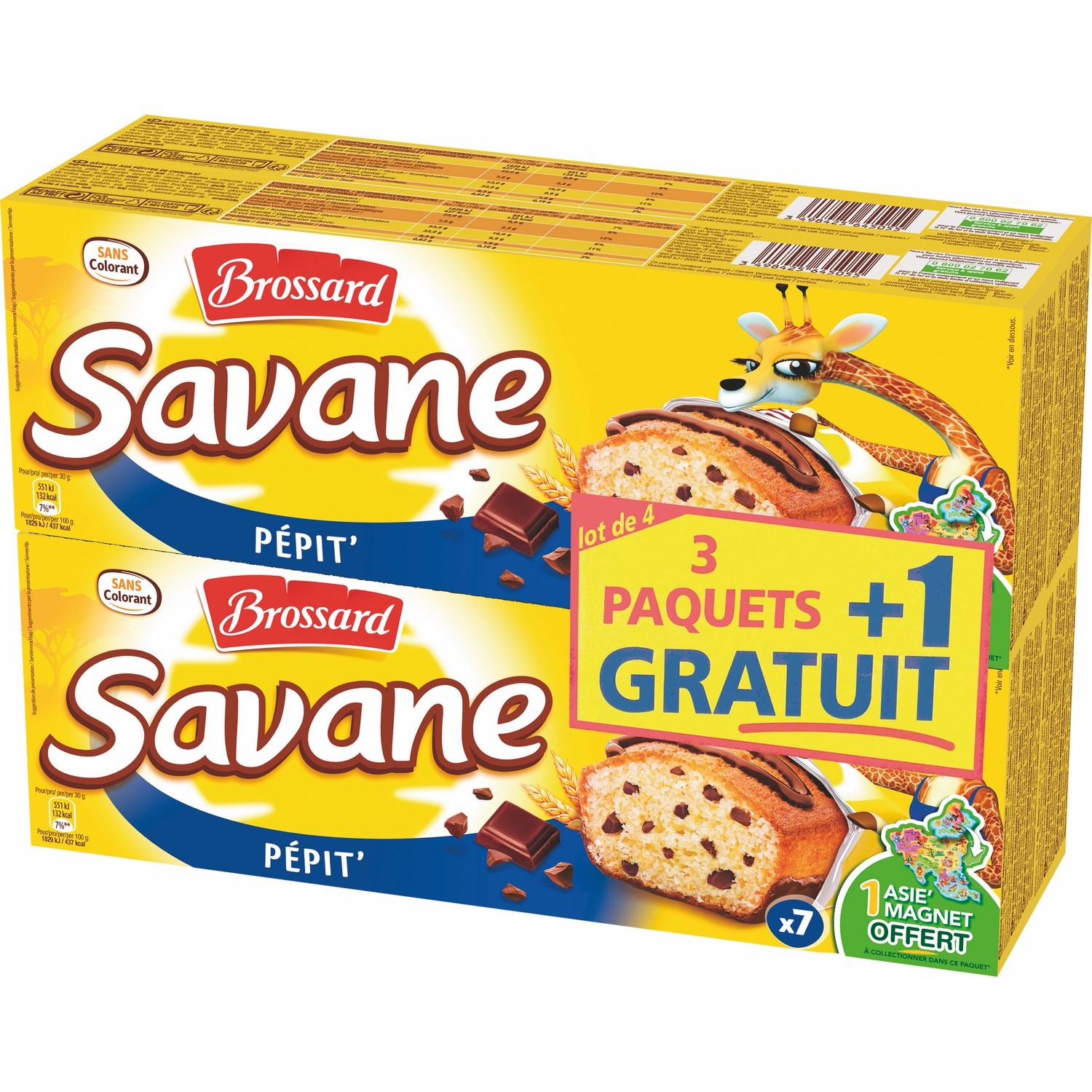 Gâteaux Pépit' chocolat SAVANE