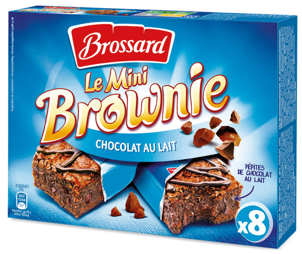 LE MINI BROWNIE CHOCOLAT AU LAIT BROSSARD