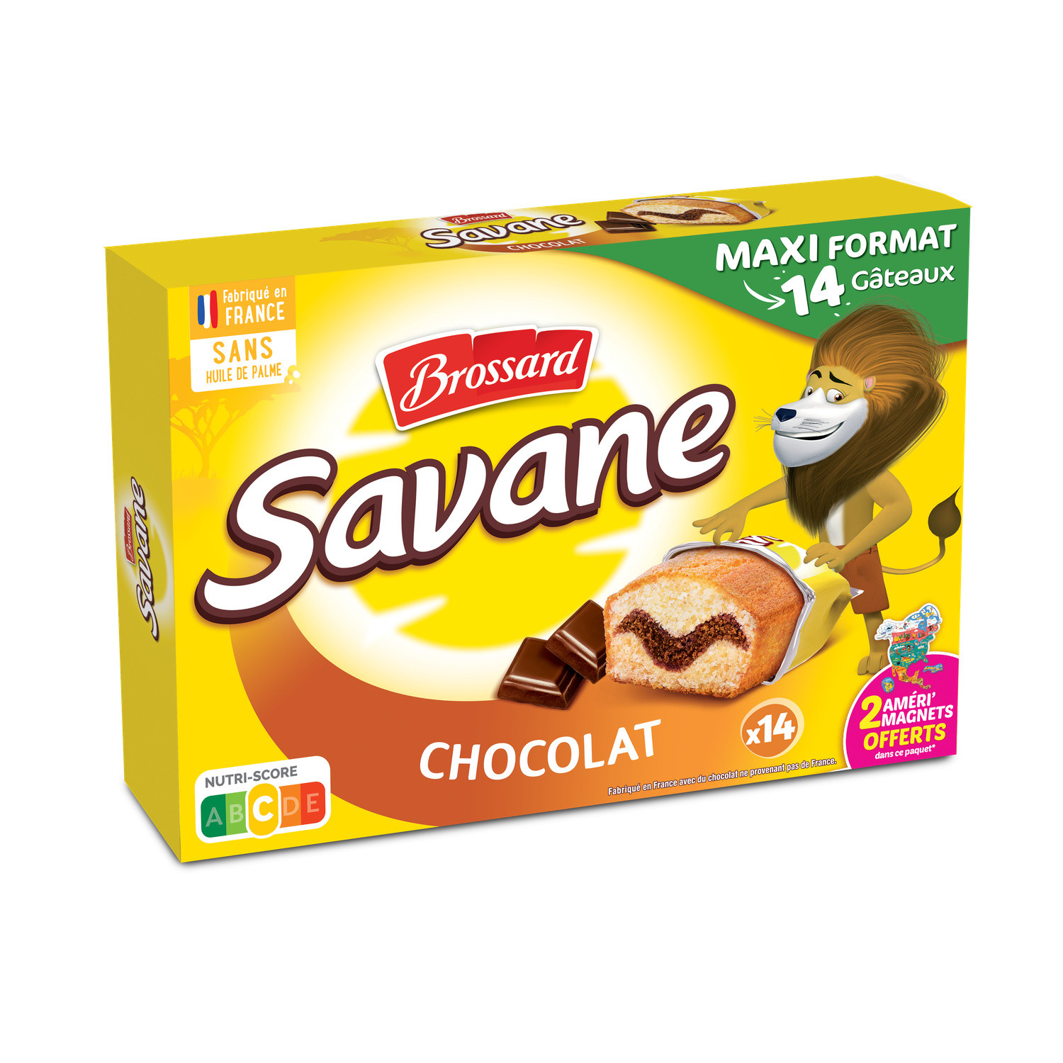 SAVANE Gâteaux marbrés chocolat SAVANE code EAN 3660140954150 