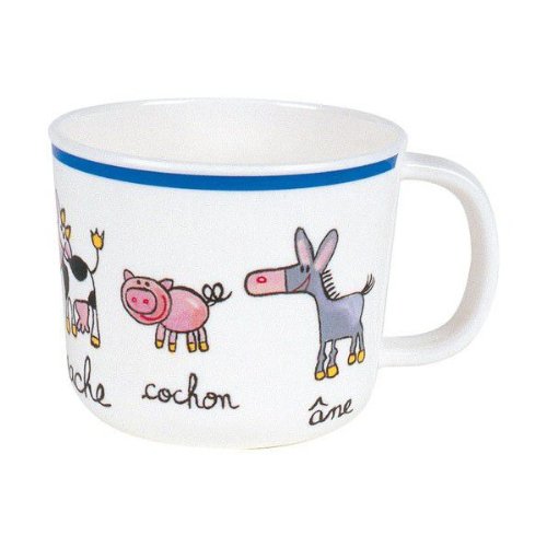 Tasse mélamine ferme