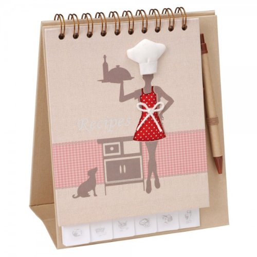 Cahier de recettes présentoir