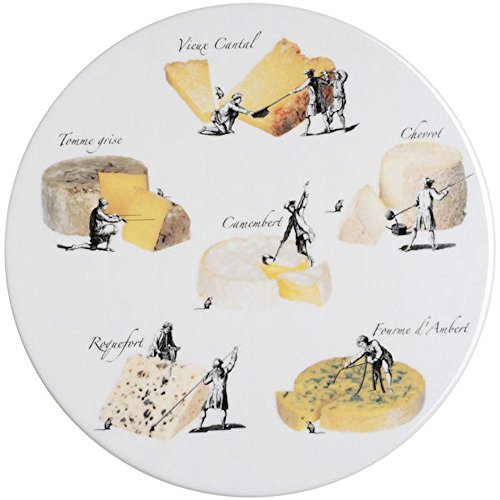 Plateau à fromage les fromages porcelaine blanc...