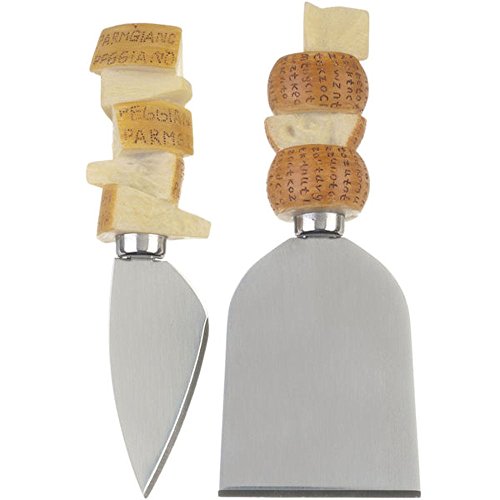 Couteaux à fromage aoc coffret de 2 assortis ac...