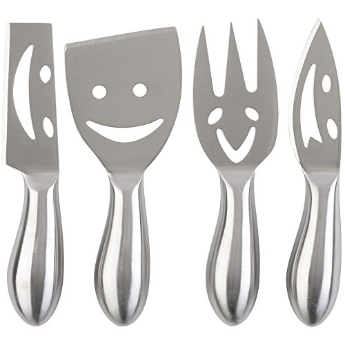 Couteaux à fromage Smiley Coffret de 4 assortis...
