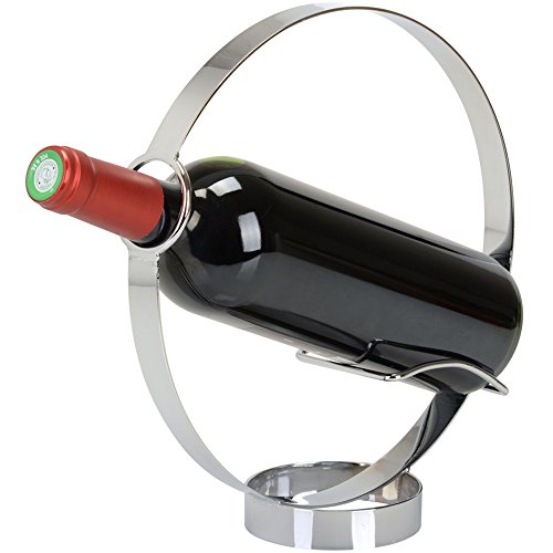 La Chaise Longue Porte-bouteille Cercle Gris chrome Métal La chaise longue 34-2K-018 code EAN 3660173178516 