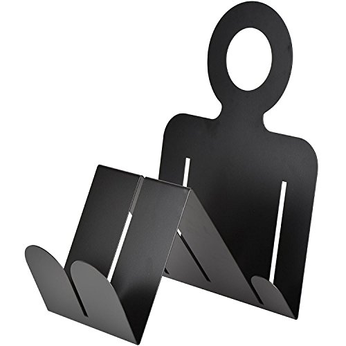 Porte-revues Range-magazines Bonhomme Noir Méta...