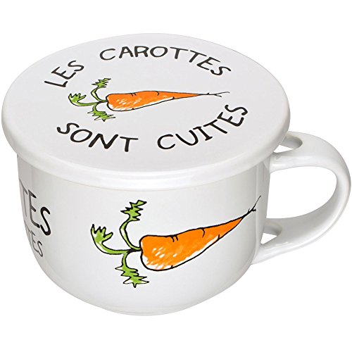 Tasse à soupe avec couvercle Soup set Les carot...