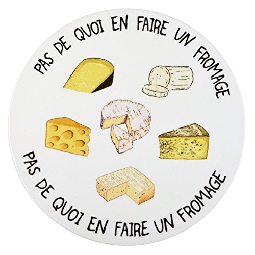 Plat rond à fromages Pas de quoi en faire un fr...