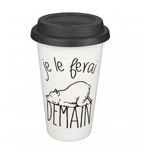 - mug take away ceramique je le ferais demain -