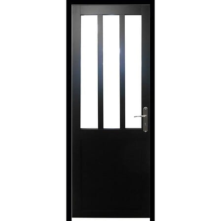 GD MENUISERIES Bloc Porte Atelier Noir H204xl83...