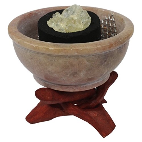 Dg-Exodif Brule-encens pierre forme chaudron - lot de 2 code EAN 3660341411131 