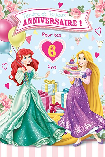 Enfant ae440 carte postale motif disney princesse