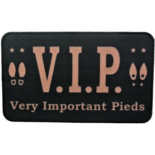 Promobo Tapis de Cuisine Entrée Pièce... VIP Very Important Pieds Deco Fun 45x75cm code EAN 3660495345504 