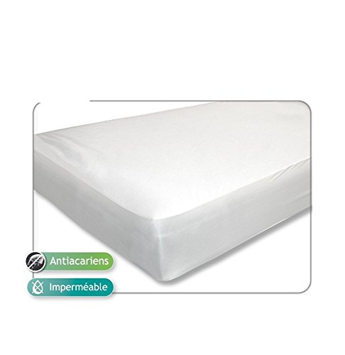 Alèse/protège matelas anti-acarien et imperméab...