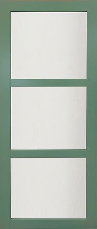 GD MENUISERIES Porte Coulissante Vitrée Verte- ...