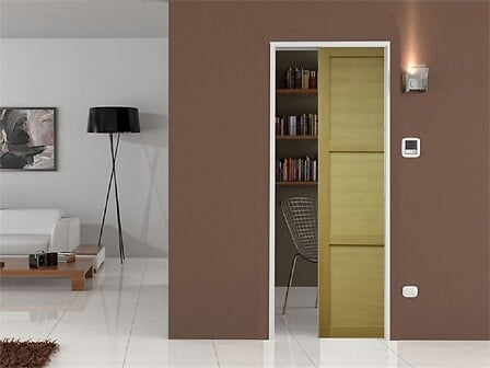 GD MENUISERIES Porte Coulissante 3 Panneaux Pla...