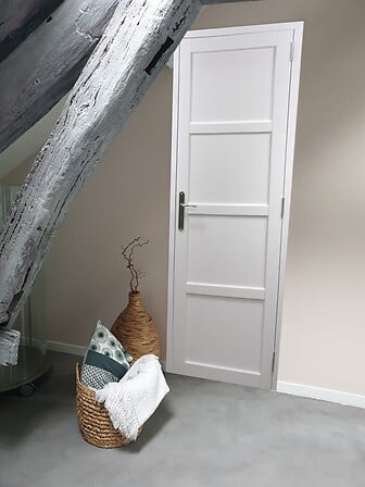 GD MENUISERIES Bloc Porte Blanc Tamera H204 x l...