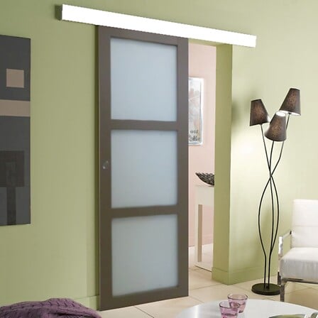 GD MENUISERIES Porte Coulissante vitree 204x73 ...