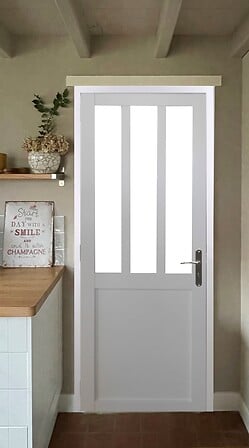 GD MENUISERIES Bloc Porte Atelier BLANC H204 x ...